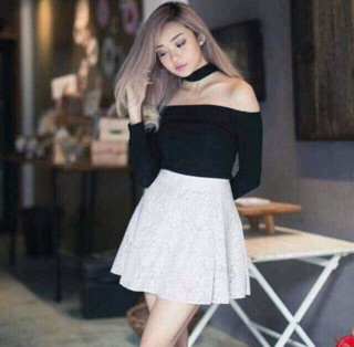 áo trễ vai choker