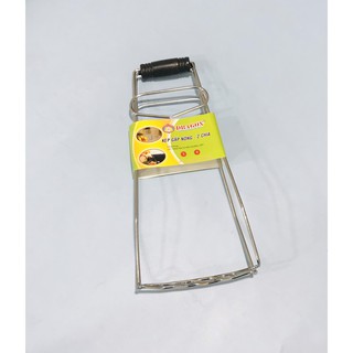 Kẹp gắp nóng 2 chia lớn - Kẹp chén nóng inox loại lớn
