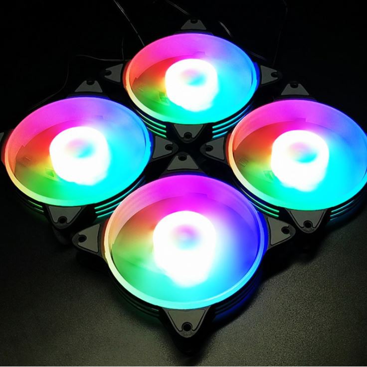 Quạt Tản Nhiệt, Fan Case Coolmoon K1 - Led Nhiều Màu