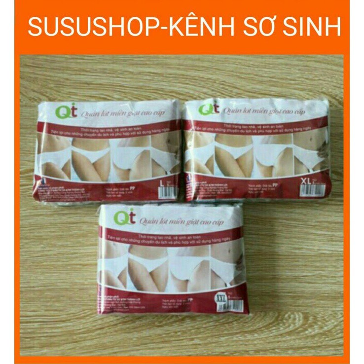 QUẦN LÓT GIẤY HIỀN TRANG CAO CẤP SET 5 CHIẾC