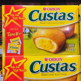 BÁNH CUSTAS GÓI ĐẠI 12 cái tặng thêm 2 cái giá siêu rẻ