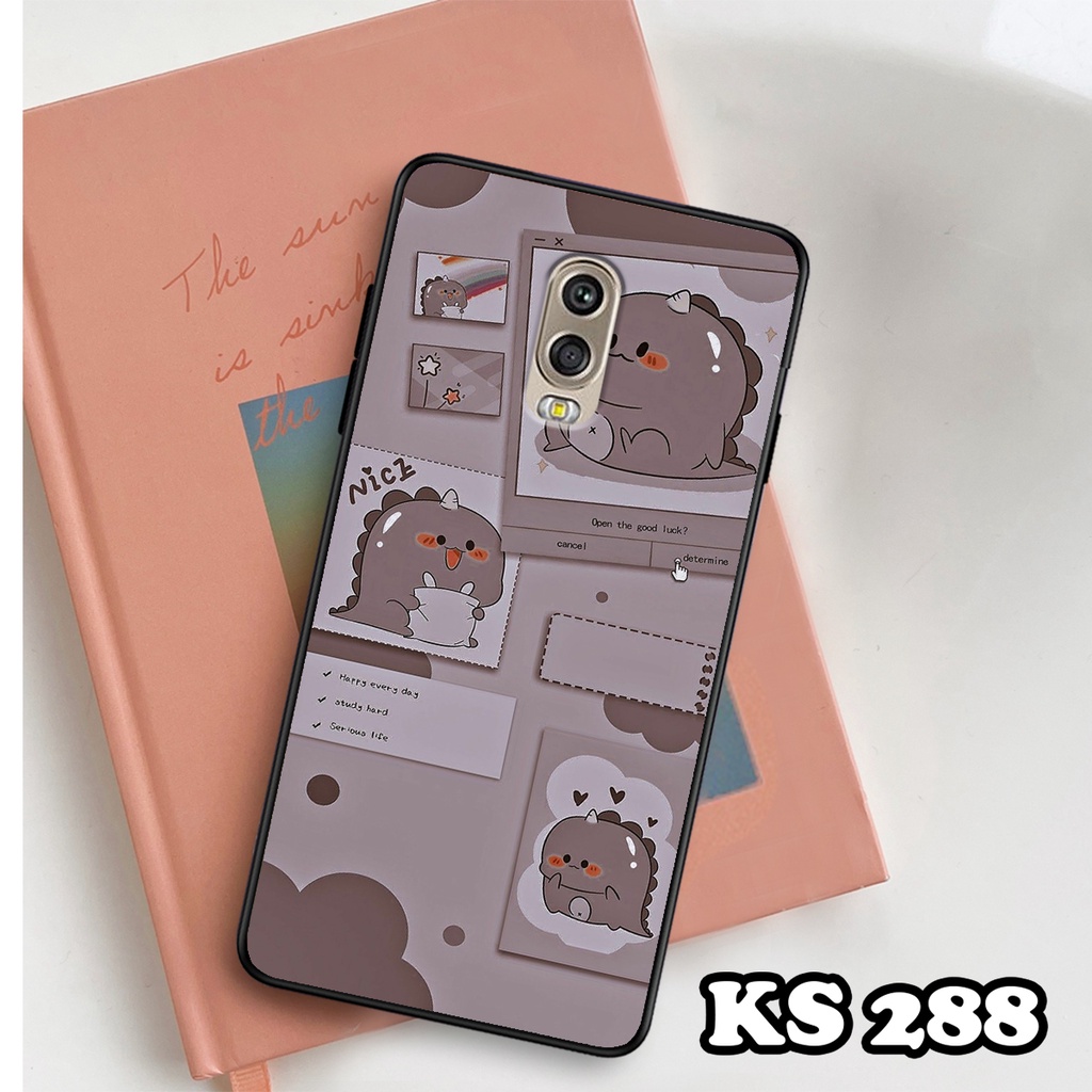 Ốp lưng Samsung J7 Pro - J7 Prime - J7 Plus - J7 2015 - J7 2016 - Ốp Samsung in hình DinoCute - Lưng nhám viền TPU