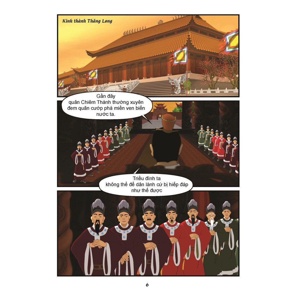 Sách - Bộ Truyện Tranh Lịch Sử Việt Nam - Khát Vọng Non Sông _ Vua Lý Thái Tông – Chiến Thắng Quân Chiêm Thành