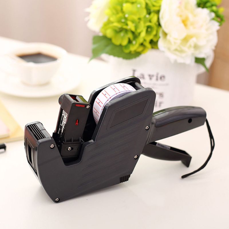 Dụng Cụ Dán Nhãn 8 Chữ Số Kèm Con Lăn Mực