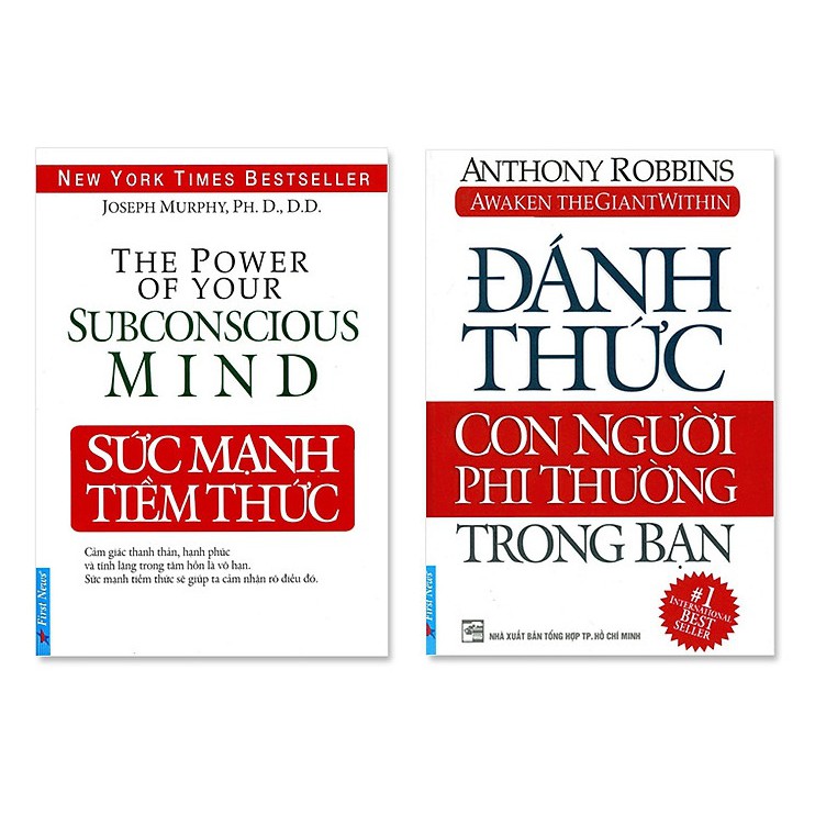 Sách - Combo sức mạnh tiềm thức + đánh thức con người phi thường trong bạn (2 cuốn )