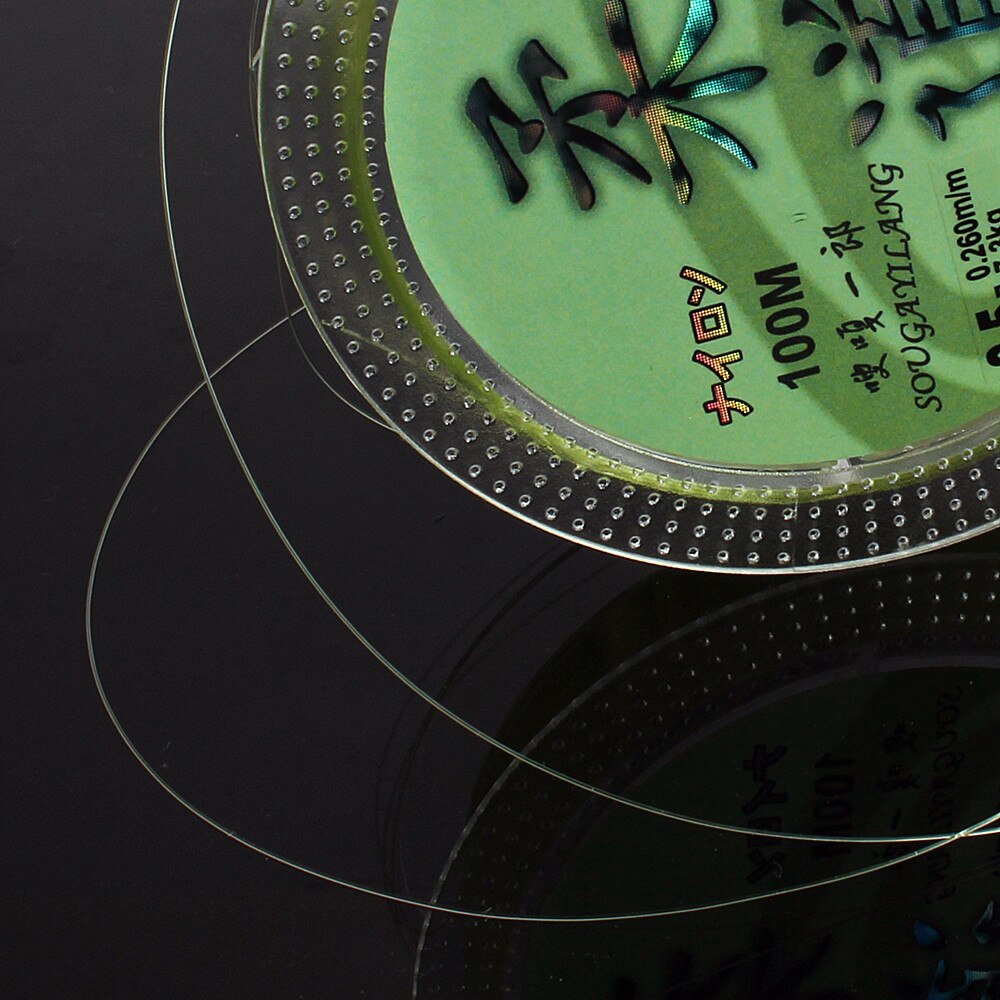 Cuộn Dây Câu Cá Sougayilang Fluorocarbon Chất Lượng Cao 0.6 # -7 # 100m