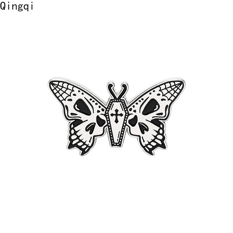 Ghim cài áo Miss Zoe kiểu hoạt hình phong cách gothic cá tính