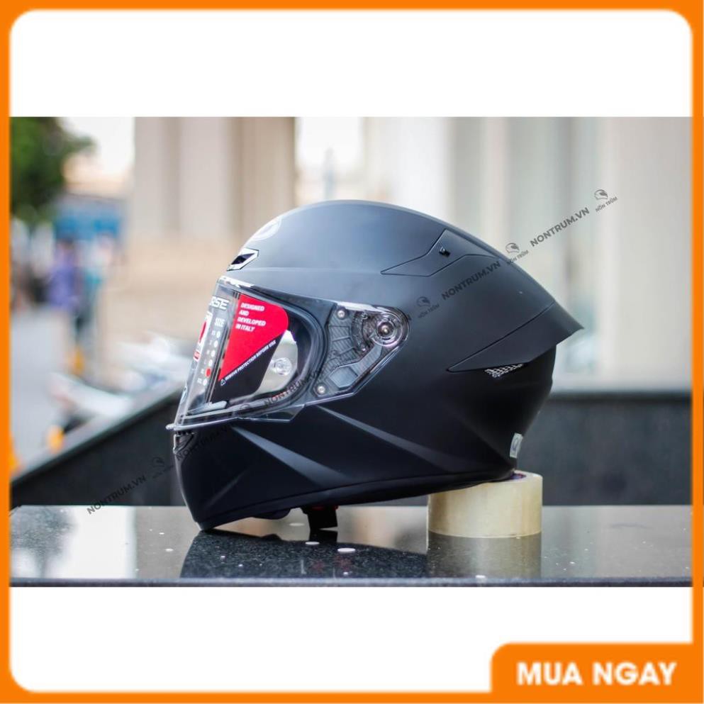 Nón bảo hiểm full face KYT TT Course chính hãng đen size M L XL_phuotarmor