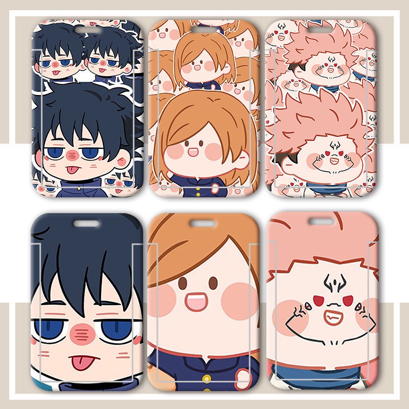 Ví Đựng Thẻ Tín Dụng / Danh Thiếp Phong Cách jujutsu kaisen stundet school id work id Ốp