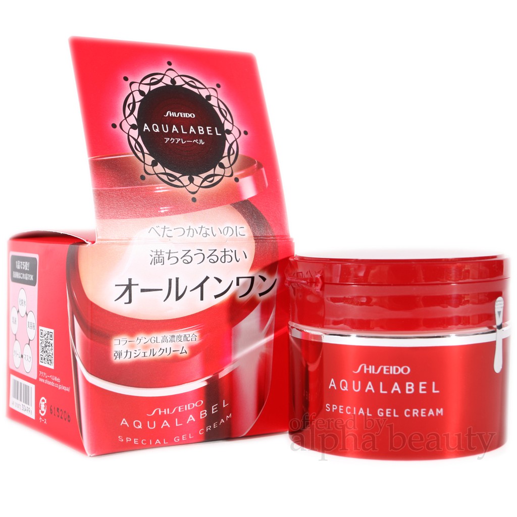 Kem dưỡng da đêm Aqualabel màu đỏ 5 in 1 (90g)