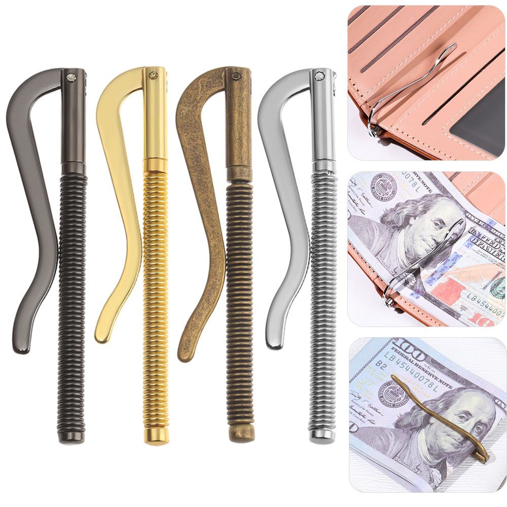 UUMIR Kẹp giữ tiền bằng kim loại thiết kế đơn giản tiện dụng