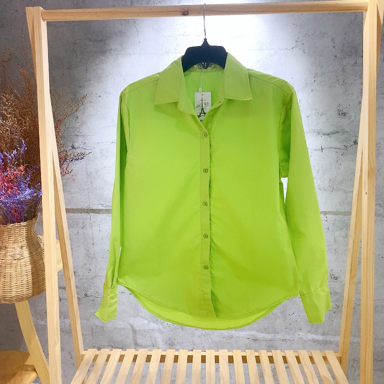Áo Sơ Mi Unisex Nam Nữ Chất Kak Full Màu Mr Smile 99 Shop