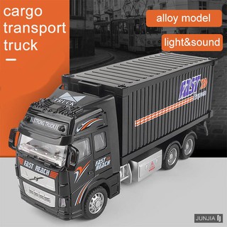 Mô Hình Xe Tải Vận Chuyển Hàng Hóa Tỉ Lệ 1:32