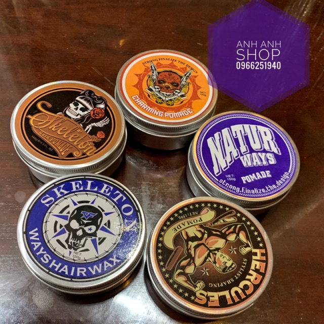 ✅SÁP VUỐT TÓC POMADE NEW 2020 HƯƠNG HOA QUẢ ĐẲNG CẤP PHÁI MẠNH