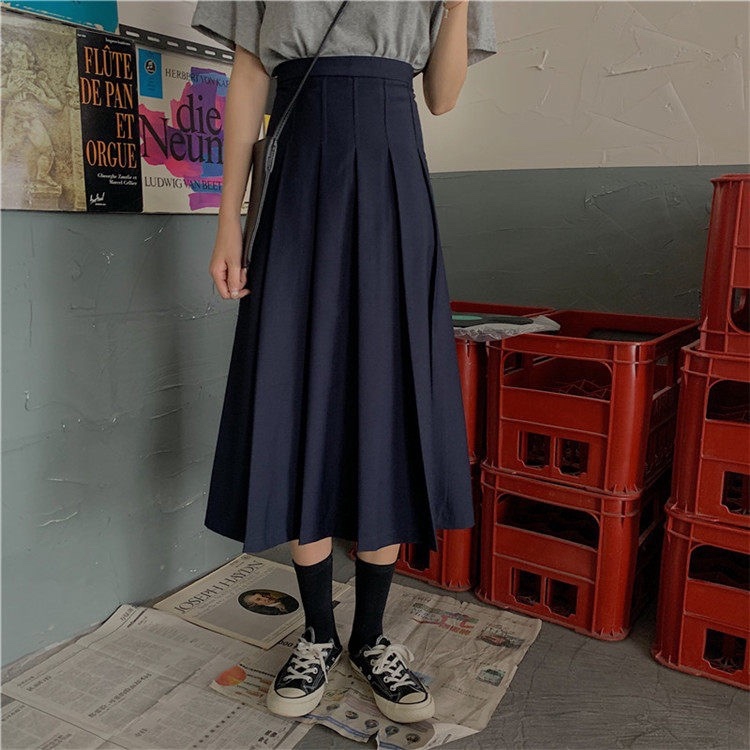 Chân váy lưng cao dáng chữ A phong cách cổ điển độc đáo | BigBuy360 - bigbuy360.vn