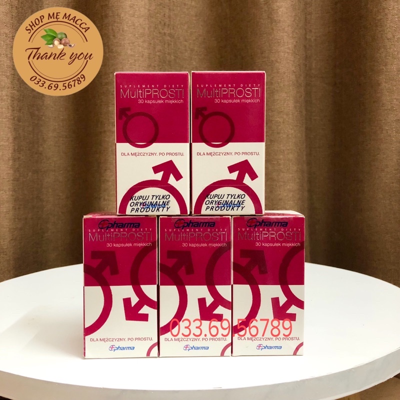 Multiprosti - thực phẩm chức năng dành cho nam giới, 30 viên nang mềm và Femibion 0