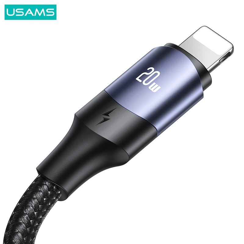Usams Dây Cáp Sạc Nhanh 1.2m 2m 3m 20W USB C IP Cho i8-14