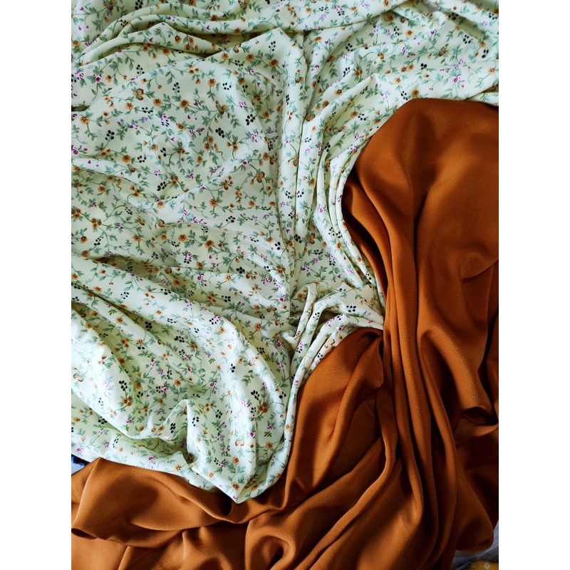 Vải lụa hoa nhí