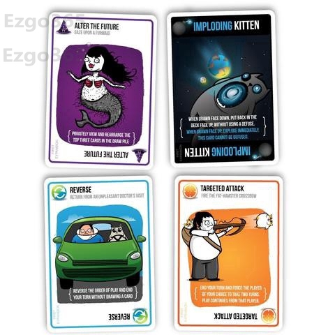 (READY STOCK) Imploding Kittens Exploding Kittens Streaking Kittens boardgame board game card