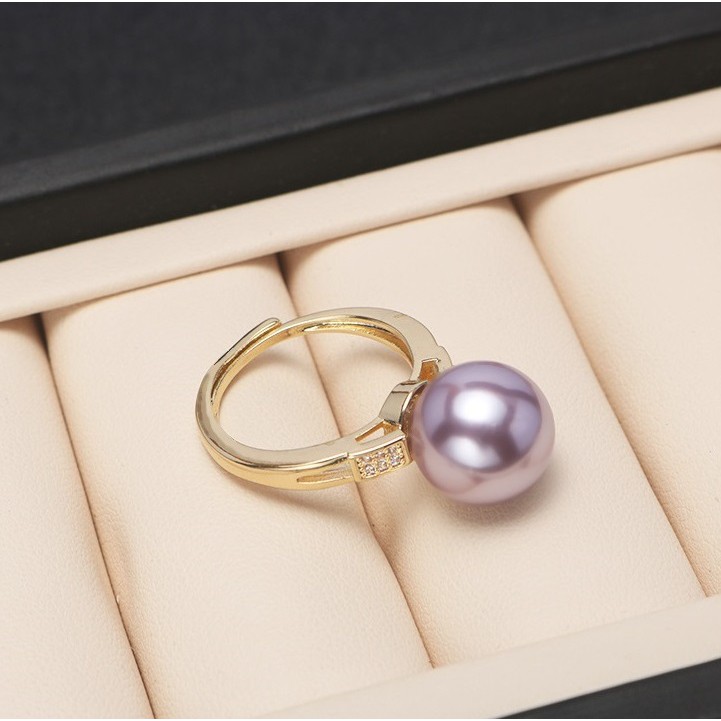 Bộ trang sức ngọc trai nhân tạo 12mm,mạ vàng 14k, nhiều màu sắc lựa chọn