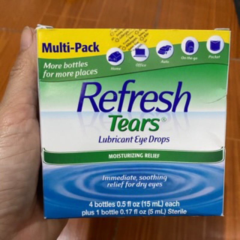 Nước nhỏ mắt Refresh Tears Lubricant Eye Drops nội địa mỹ