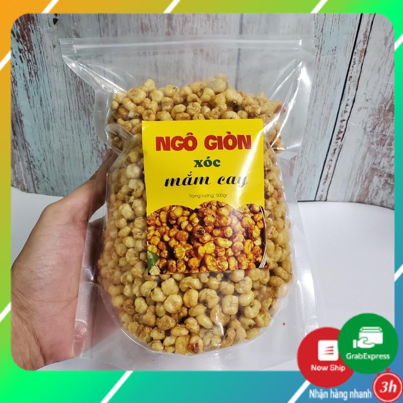 NGÔ GIÒN SÓC MẮM CAY GÓI 500G