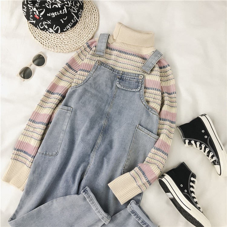 Yếm Bò Dài Túi Dọc 2 Bên Cá Tính Dành Cho Bạn Nữ - Đủ Size - Màu Đẹp | BigBuy360 - bigbuy360.vn