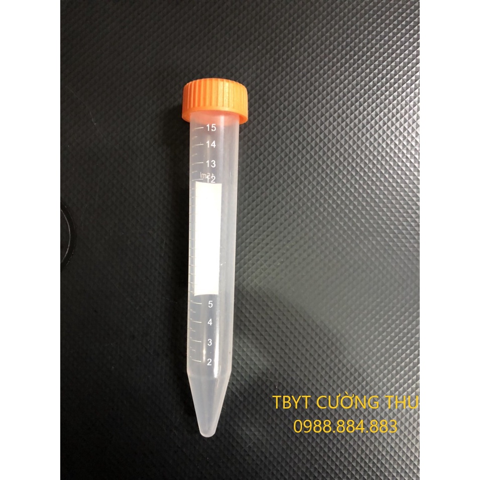 Combo 100 ống falcon 15ml, ống ly tâm 15ml dùng trong y tế