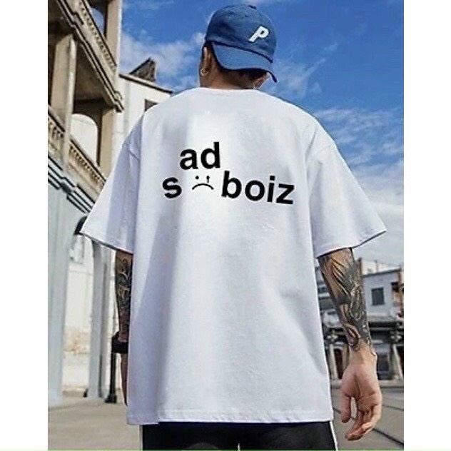 Áo Thun SAD BOIZ Form Rộng Unisex Mềm Mịn Dày Dặn Hot Trend