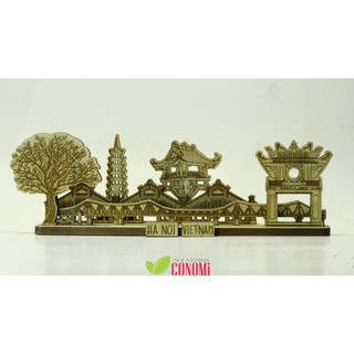 MÔ HÌNH DANH THẮNG HÀ NỘI - CHÙA MỘT CỘT - KHUÊ VĂN CÁC