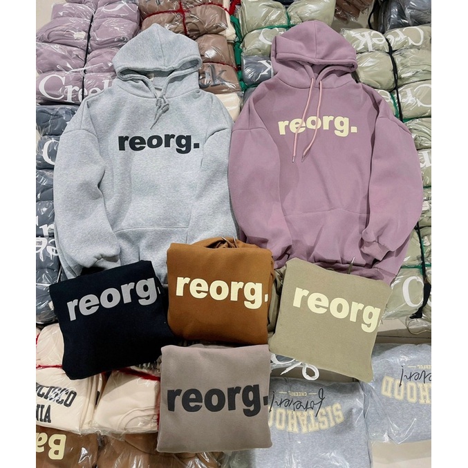 Áo hoodie Reorg mũ 2 lớp TT8