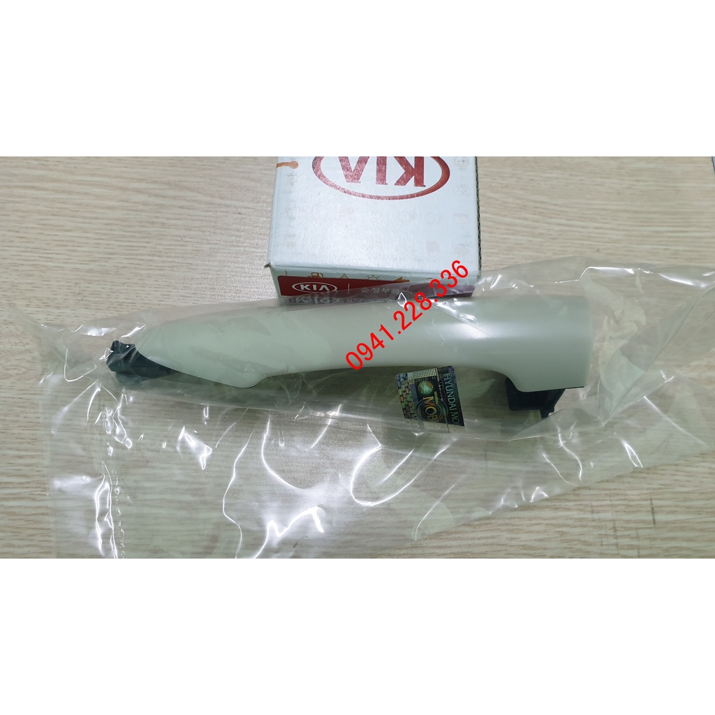 Tay cửa mở ngoài Kia Morning 2012- 2015 (tay sơn) chính hãng