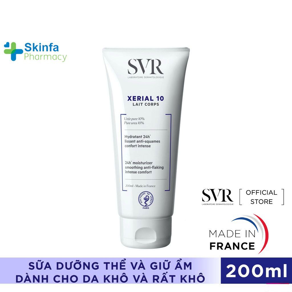 Sữa Dưỡng Thể Dưỡng Ẩm SVR Xérial 10 Lait Corps 200ml - Skinfa.