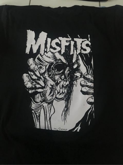 Áo Thun In Hình Nhóm Nhạc Misfits Cá Tính Hợp Thời Trang