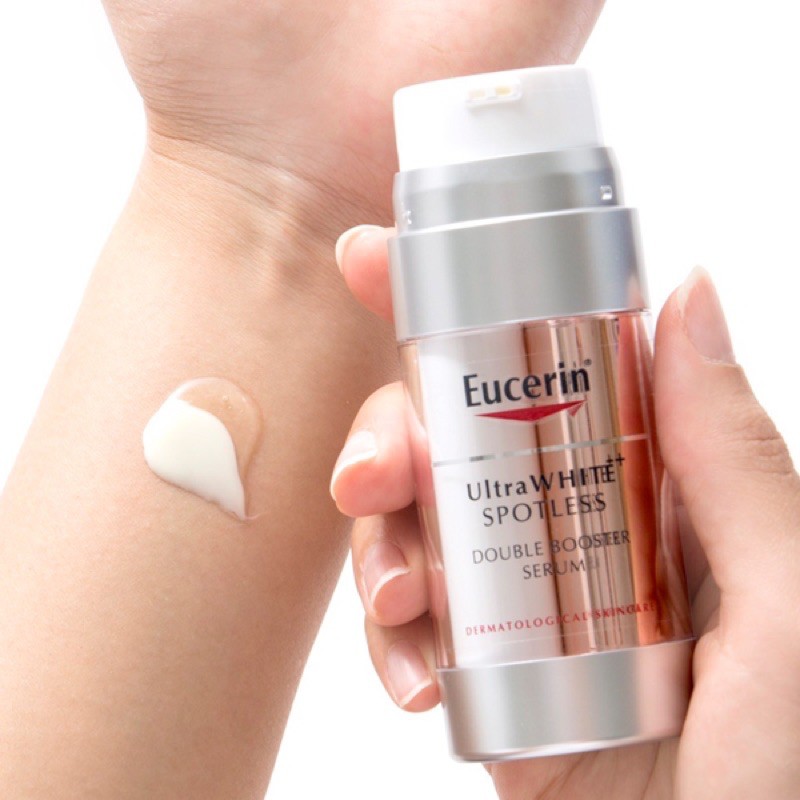 (Date 08/2023) Tinh Chất Dưỡng Trắng Da, Mờ Thâm Nám Eucerin Ultra White Double Booster Serum 30ml