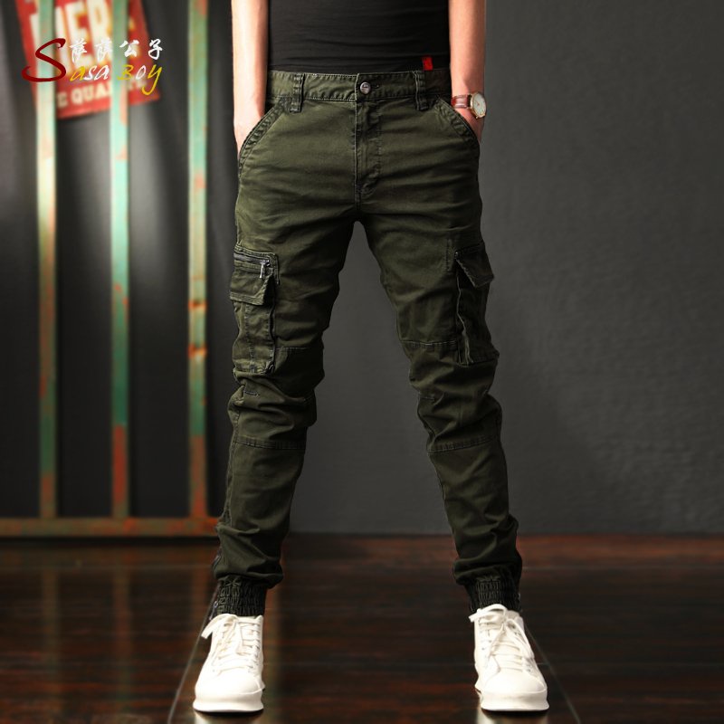 Quần Jogger Kaki - Túi Hộp Khoá Cá Tính