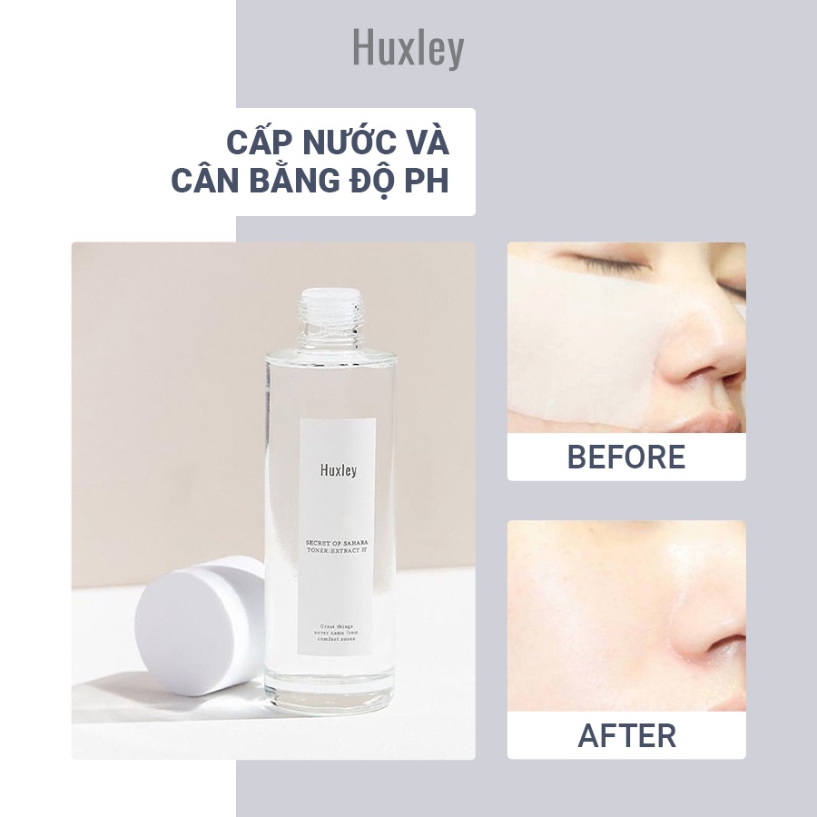 Nước Hoa Hồng Huxley Toner Extract It Chiết Xuất Xương Rồng 120ml