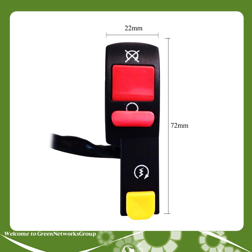 Cùm công tắc F4 với 3 chức Năng On/Off/Passing
