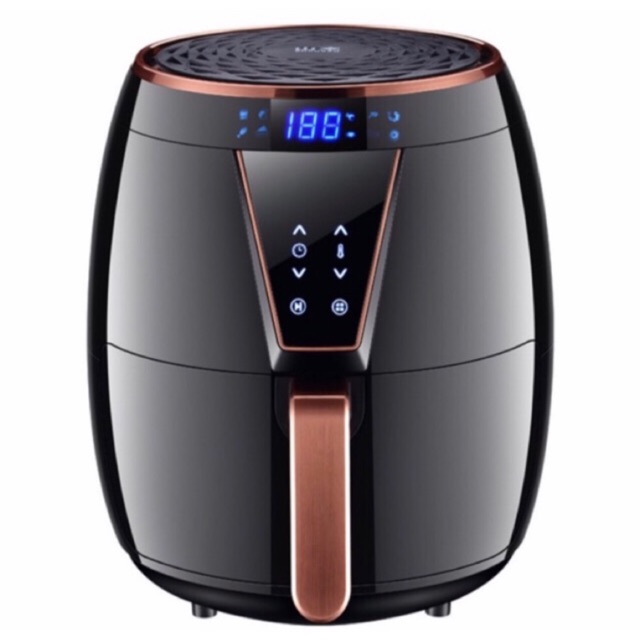 NỔI CHIÊN KHÔNG DẦU SHANBEN 6898 VÀ PANANSONIC 8055 ĐIỆN TỬ DUNG TÍCH 5 LÍT