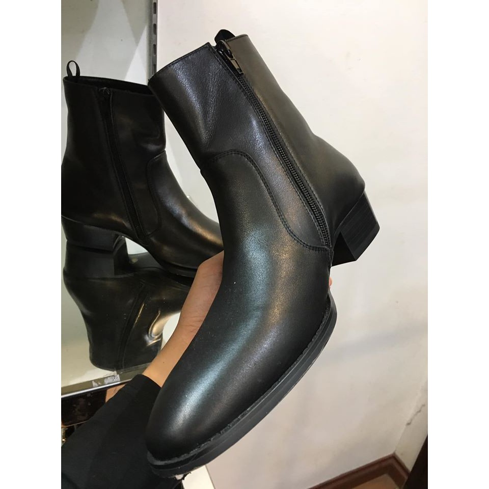 ZIPPER BOOT leather Saint Laurent Paris