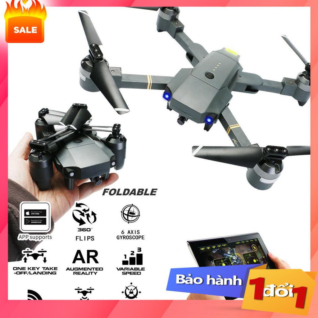 [Top sale] - Flycam mini,Máy bay điều khiển từ xa XT-1 kết nối Wifi quay phim chụp ảnh Full HD 720P. Bảo hành 1 đổi 1