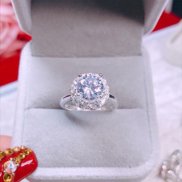 Nhẫn bạc đá cao cấp
