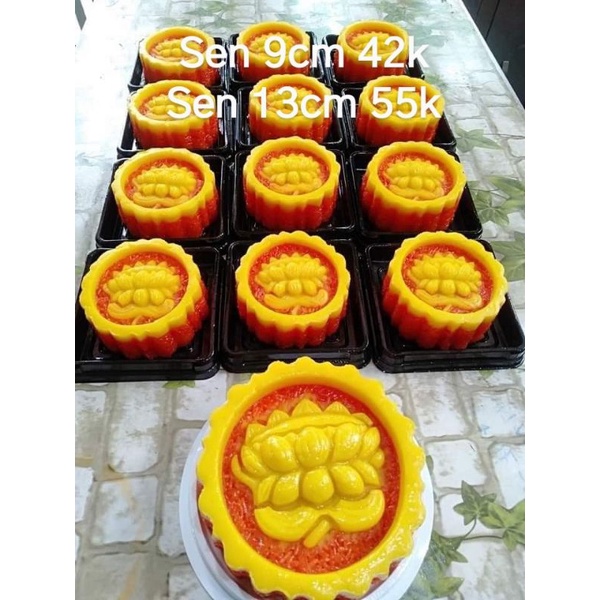 Bộ 2 khuôn xôi hoa sen 13cm và 9cm