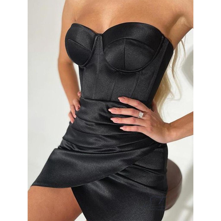 Áo Ống Không Tay Bằng Satin Màu Trơn CY03- Thời Trang Nữ Mùa Hè