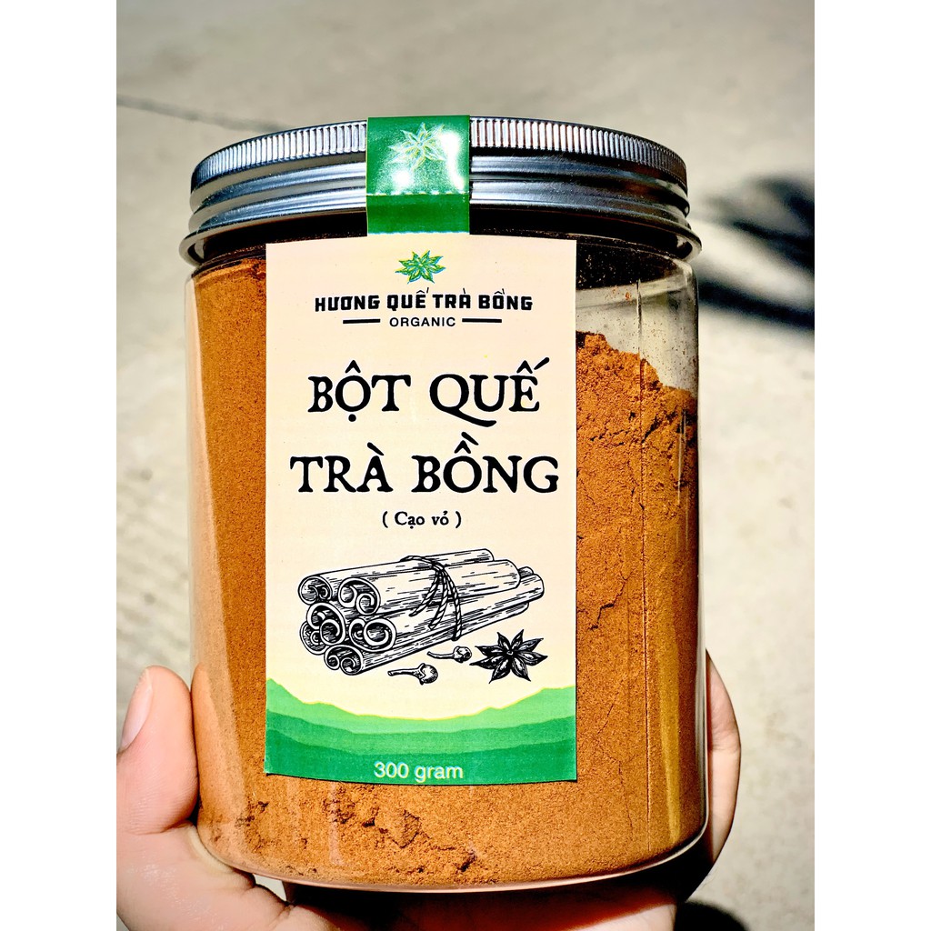 Bột Quế Cạo Vỏ 300gr - Hương Quế Trà Bồng