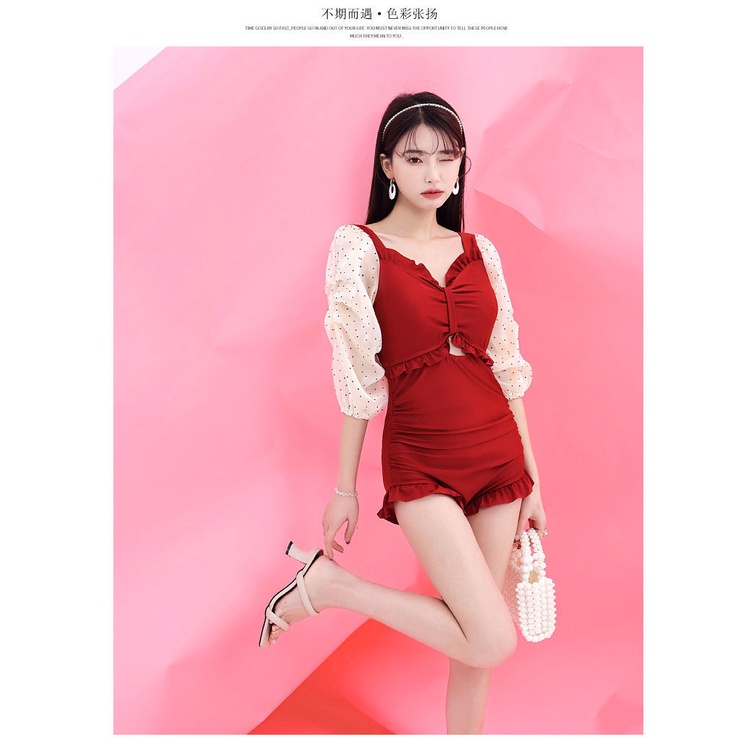 Bộ Đồ Bơi Một Mảnh Phong Cách Mori Mẫu Mới Thời Trang Mùa HèCho Nữ