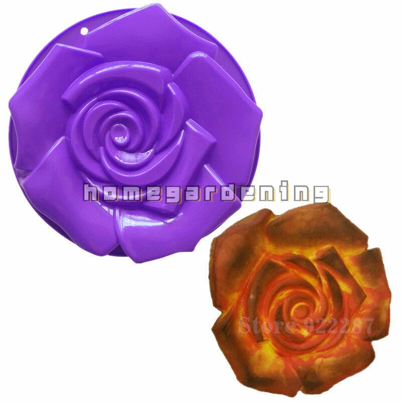 Khuôn Silicone Làm Bánh Muffin 3D Chống Dính Tiện Dụng