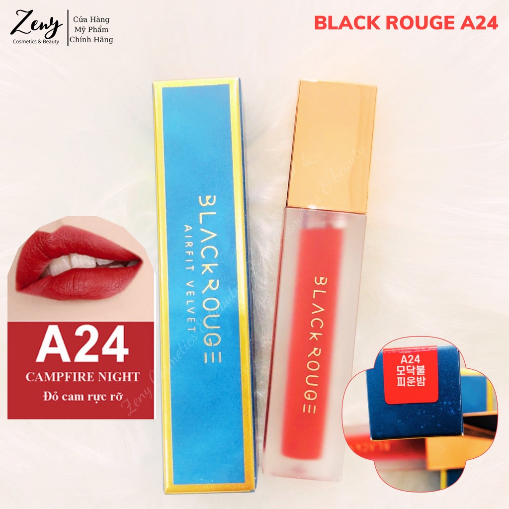 ( A24 - A26 ) Son kem Lì Black Rouge Chính Hãng Ver 5. Bao Check App Quốc Tế