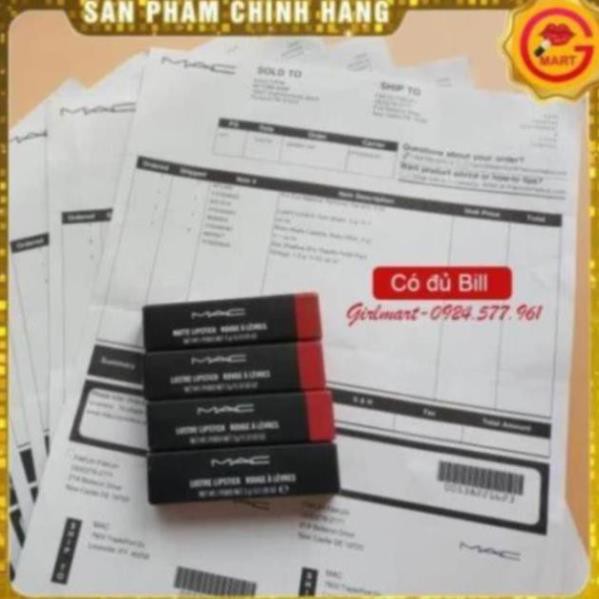 Son kem Mac chính hãng Power kiss liquid 998, 991, 989, 992 full box có bill date tới 2023