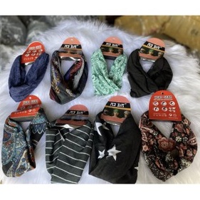 [01 cái] Khăn đa năng đi phượt, chống nắng, chống bụi vải co giãn thoải mái 100% thun Cotton 4 Chiều (màu ngẫu nhiên)